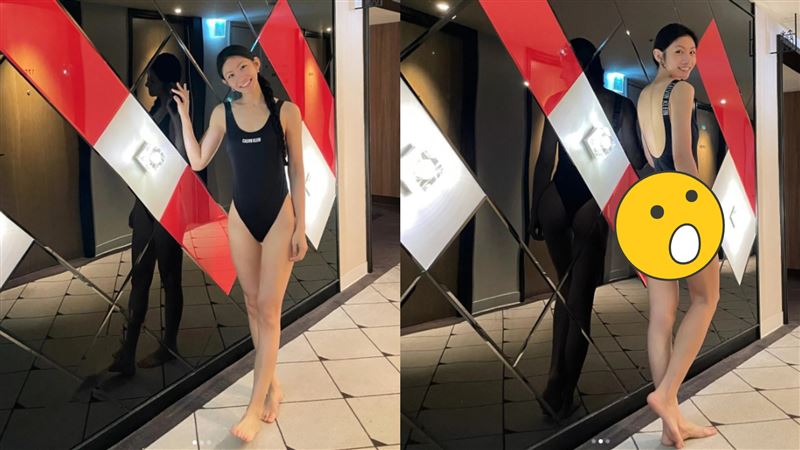 李千娜原來這麼辣　一轉身美尻全看光