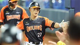 獅隊江亮緯相隔2年炸裂，砲轟兄弟陳柏豪。（圖／統一獅提供）