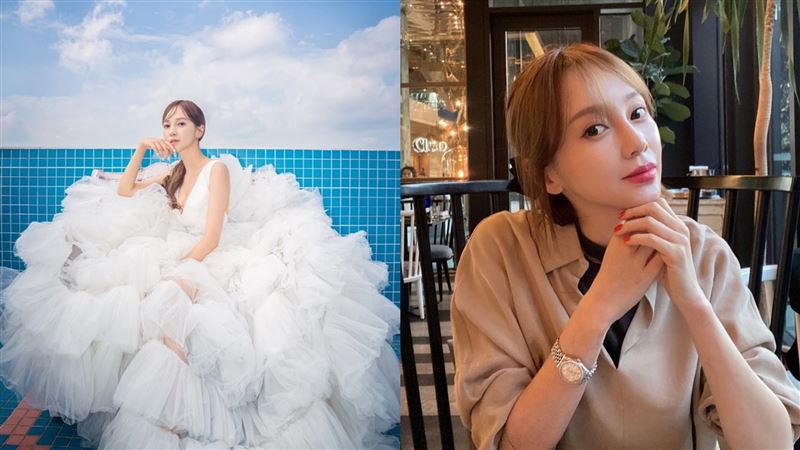 國民小可愛甜嫁年下男　絕美婚紗照曝