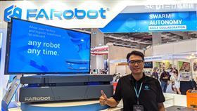 鴻海和凌華合資成立的法博智能移動，首次參加「台北國際自動化工業大展」。（圖／記者戴玉翔攝影）