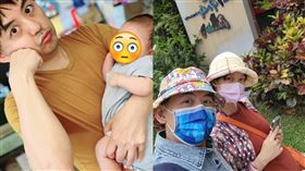黃子佼一家三口稱羨眾人。（圖／翻攝自黃子佼臉書、孟耿如IG）