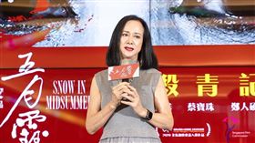 湯蘭花久違現身，觀賞完《五月雪》電影花絮感動不已。（圖／海鵬提供）