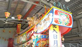 ▲白沙屯五雲宮的王船。（圖／寶島神很大）
