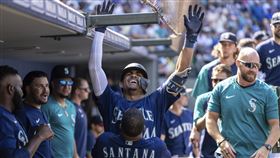 ▲羅德里奎茲（Julio Rodriguez）完成20轟20盜。（圖／美聯社／達志影像）