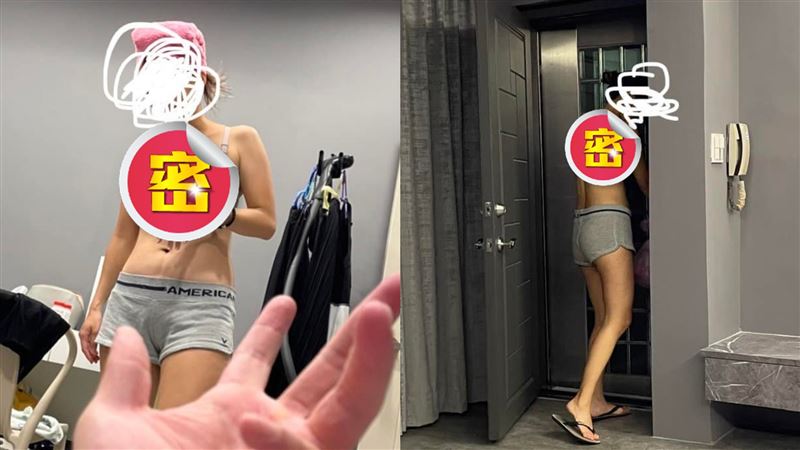 怨女友穿內衣倒垃圾太露　網見照暴動