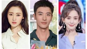  ▲張天愛、徐開騁、古力娜扎。（圖／翻攝自微博）