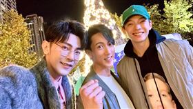 吳尊也同框了飛輪海成員辰亦儒、汪東城/微博