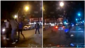 不用打了…5男街頭準備群架　下秒「噴走4人」死3個（圖／翻攝自@Chapo_k3推特）