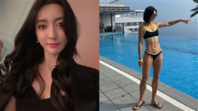 一名韓國田徑正妹在PTT表特版爆紅。（圖／翻攝自Kim Ji EunIG）