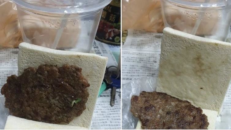 漢堡肉吐司長這樣　網傻：買到寂寞？