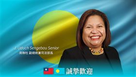 歡迎帛琉共和國副總統兼司法部長席嫵杜閣下伉儷率團訪問台灣。（圖／翻攝自總統府發言人臉書）