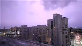 嘉義打雷（圖／翻攝自綠豆嘉義人臉書）