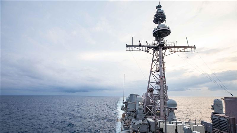 國防部證實2美軍艦通過台海！畫面曝