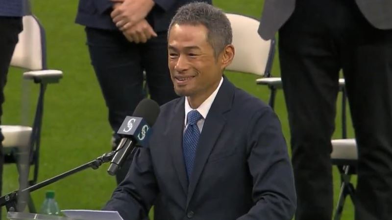 水手送影片致敬　一朗致詞幽默又感人