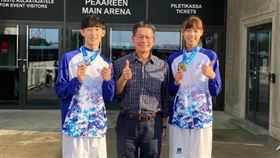 羅嘉翎跆拳道塔林公開賽摘金東京奧運跆拳道銅牌女將羅嘉翎（右）28日在跆拳道塔林公開賽女子57公斤級金牌戰，以2比0擊退韓國選手金優貞，拿下金牌。（駐拉脫維亞代表處提供）中央社記者黃巧雯傳真 111年8月28日