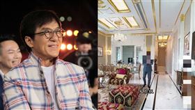 成龍搭直升機購入1.7億豪宅 內部鑲金裝潢曝光（圖／翻攝自微博）