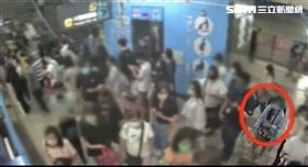 北捷松鼠亂竄 圖／捷運警察提供