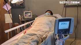 台中老翁昏迷無心跳，醫師用低溫療法讓他恢復健康出院。（圖／大里仁愛醫院提供）