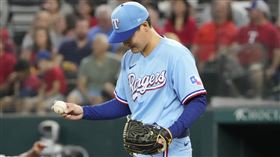 ▲有原航平僅撐3.1局，遭到老虎痛擊狂失6分。（圖／路透社／達志影像）