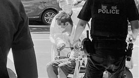 南港軟體園區發生砍殺案件，29歲葉姓女子遭40歲陳姓前男友當街追砍。（圖／記者李依璇翻攝）