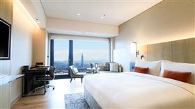 ▲五星飯店房間（圖／台北萬豪酒店提供）