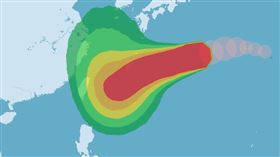軒嵐諾 颱風 路徑 （圖／翻攝自中央氣象局）