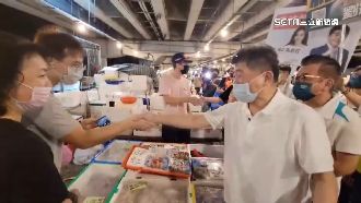 陳時中赴市場拜票　民眾熱情高喊凍蒜