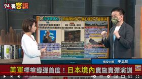 于北辰表示美日聯合軍演為了因應台灣有事