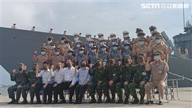 蔡英文總統今（30）日赴澎湖「澎防部防空連」、「空軍第七雷達中隊」、「海軍146艦隊」進行秋節勗勉，並且贈加菜金。（圖／記者盧素梅攝影)