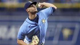 ▲光芒王牌麥克克拉寧罕（Shane McClanahan）賽前臨時受傷。（圖／美聯社／達志影像）