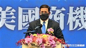 美國亞利桑納州州長杜希（Doug Ducey）出席「2022美國商機日」。（圖／記者戴玉翔攝影）