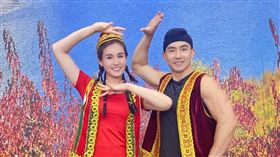 劉畊宏，王婉霏。（圖／翻攝自微博）