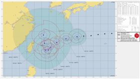 軒嵐諾（圖／翻攝自美國聯合颱風警報中心官網）