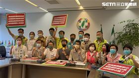 台中市議會民進黨團批評鄭照新應道歉下台。（圖／翻攝畫面）