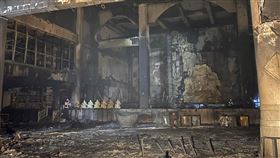 威天宮,火警,關公（圖／翻攝自記者爆料網）