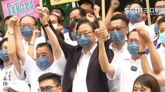 張善政登記參選　回嗆「假道學」之說