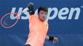 ▲男網好手吳易昺成為史上首位闖入美國公開賽第3輪的中國男單選手。（圖／路透社／達志影像）