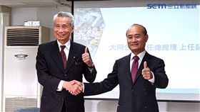 大同董事長王光祥（左）、副董事長兼總經理王金來（右）。（圖／記者戴玉翔攝影）
