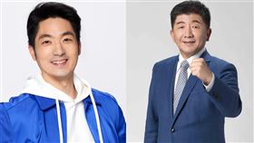台北市長候選人蔣萬安(左)、陳時中(右)