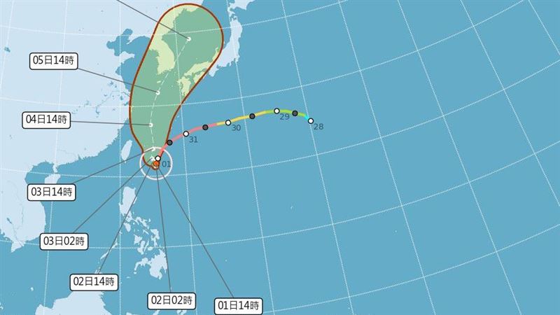 最快明清晨海警　一圖揭四天天氣變化
