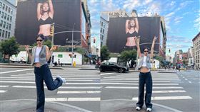 BLACKPINK成員Jennie曬出Calvin Klein的代言合照。（圖／翻攝自IG）