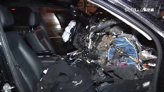 建國高架自撞！駕駛意識不清副駕命危