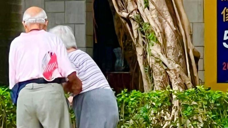 老婆乖我會一直陪妳　最動人的牽手照
