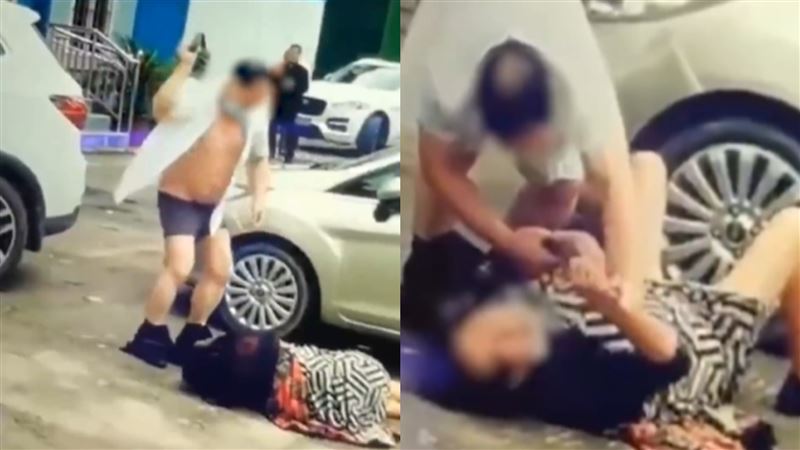 半裸鞭倒地女！男子身分曝：醫院院長