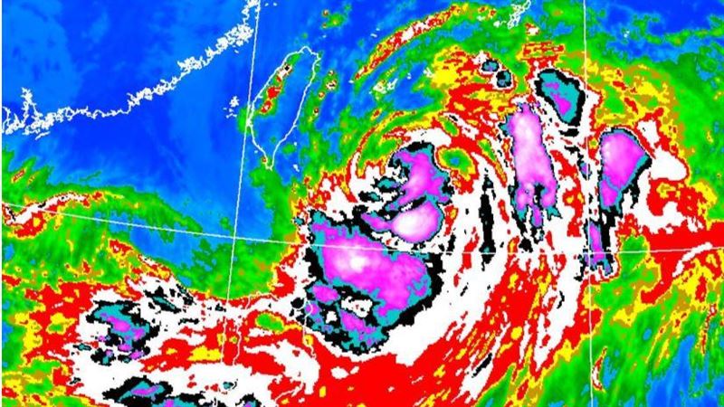 颱風逼近　陽明山累積雨量破2百毫米