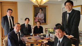 岸信夫發合照，賴清德。（圖／翻攝自岸信夫 臉書）