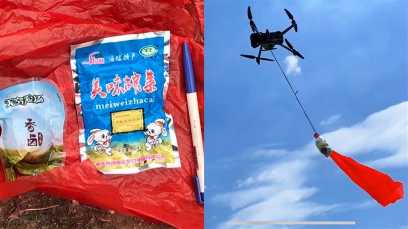 金門無人機「榨蛋」他投的？影片曝光