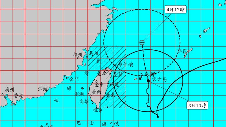 軒嵐諾發威！估明晨台北風勢最劇烈