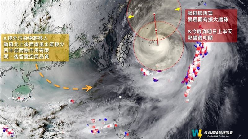 軒嵐諾續發威　這2天空氣品質恐變差