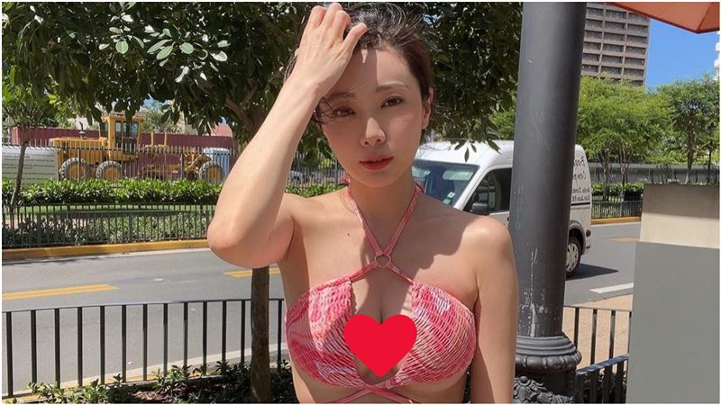學霸女神胸前包不住　轉身美尻全看光
